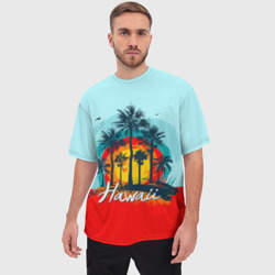 Мужская футболка oversize 3D Hawaii 6 - фото 2