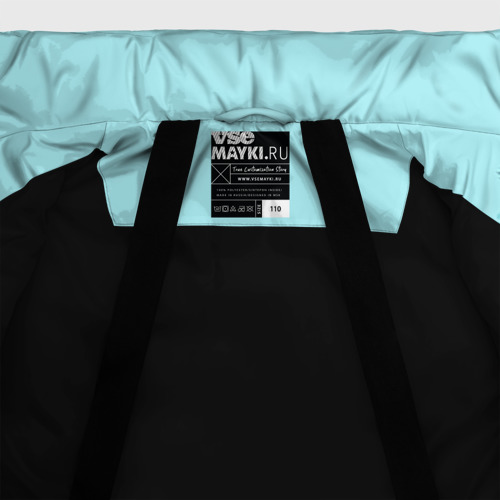 Зимняя куртка для девочек 3D Hawaii 6, цвет черный - фото 7