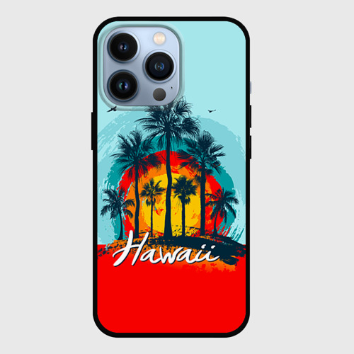 Чехол для iPhone 13 Pro Hawaii 6, цвет черный