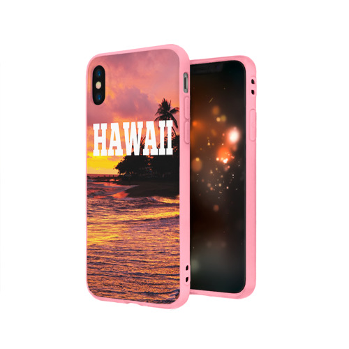 Чехол для iPhone X матовый HAWAII 2 - фото 3