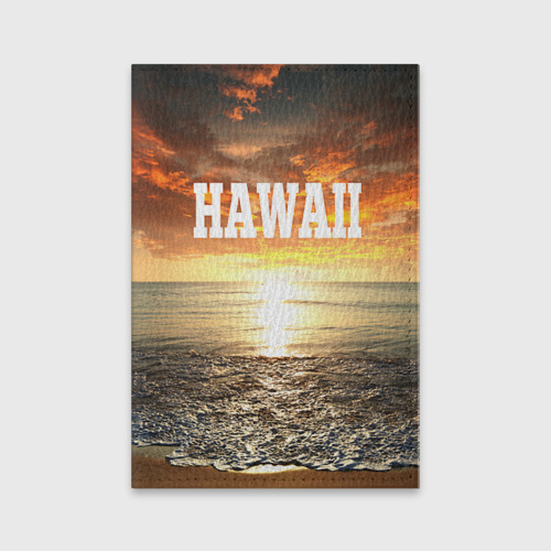 Обложка для паспорта матовая кожа HAWAII 1, цвет черный