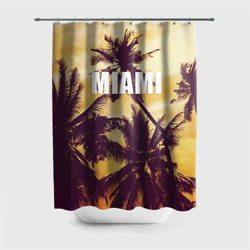 Штора 3D для ванной MIAMI