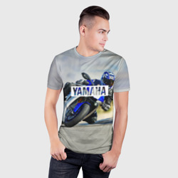Мужская футболка 3D Slim Yamaha 5 - фото 2