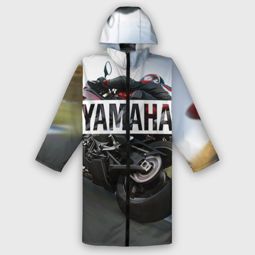 Женский дождевик 3D Yamaha 4, цвет белый