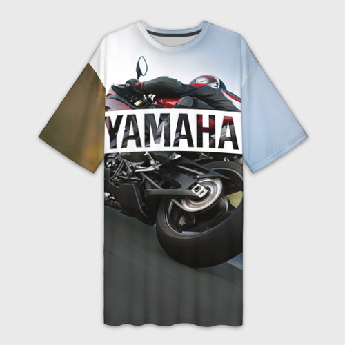 Платье-футболка 3D Yamaha 4, цвет 3D печать