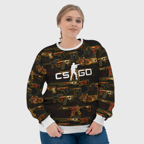 Женский свитшот 3D CS GO, цвет 3D печать - фото 6