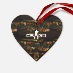 Деревянная игрушка Сердце Counter-Strike Global Offensive