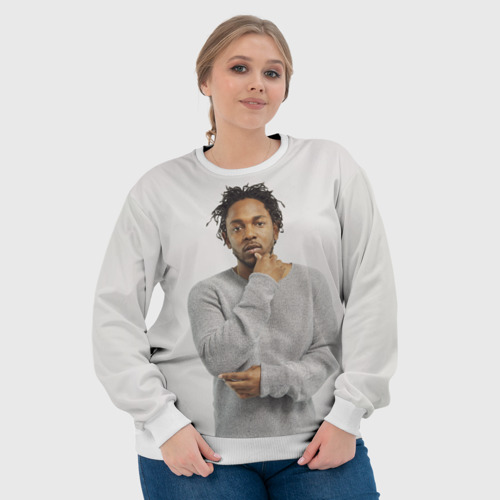 Женский свитшот 3D Kendrick Lamar, цвет 3D печать - фото 6