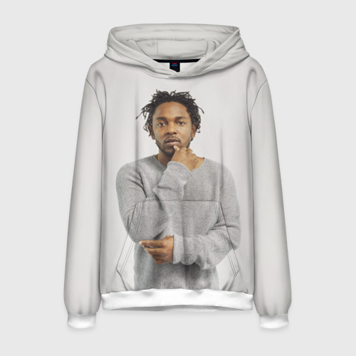 Мужская толстовка 3D Kendrick Lamar, цвет белый