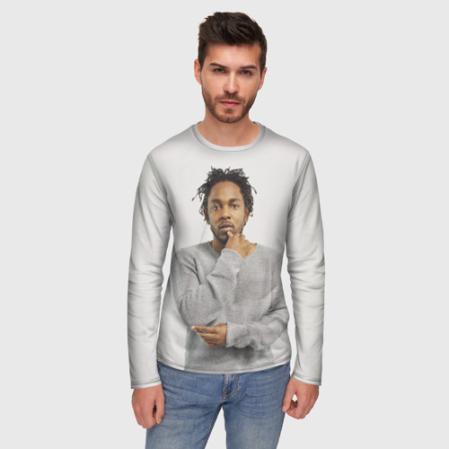 Мужской лонгслив 3D Kendrick Lamar, цвет 3D печать - фото 3