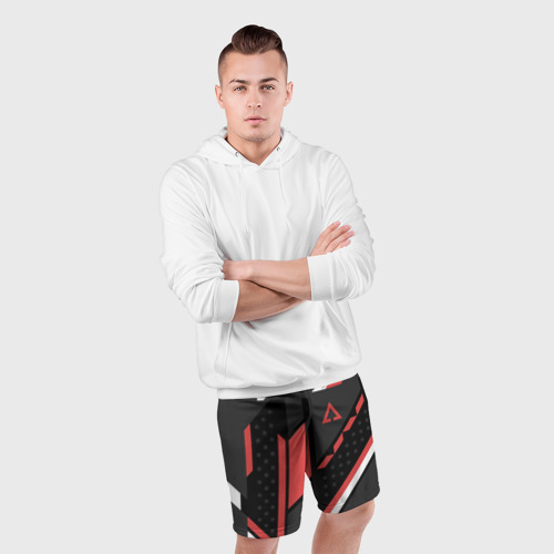 Мужские шорты спортивные CSGO Cyrex Pattern, цвет 3D печать - фото 5