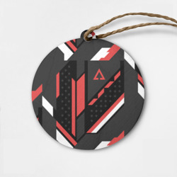 Деревянная игрушка круг CSGO Cyrex Pattern