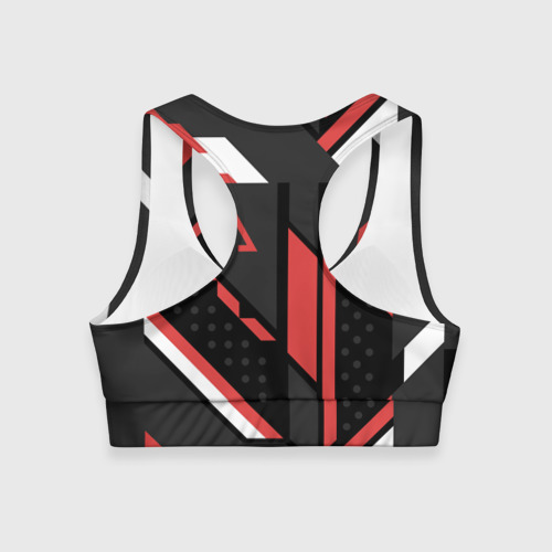 Женский спортивный топ 3D CSGO Cyrex Pattern, цвет 3D печать - фото 2