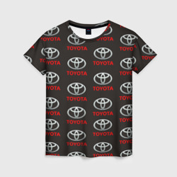 Женская футболка 3D Toyota
