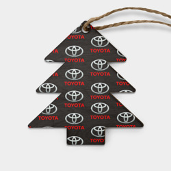 Игрушка деревянная Ёлочка Toyota