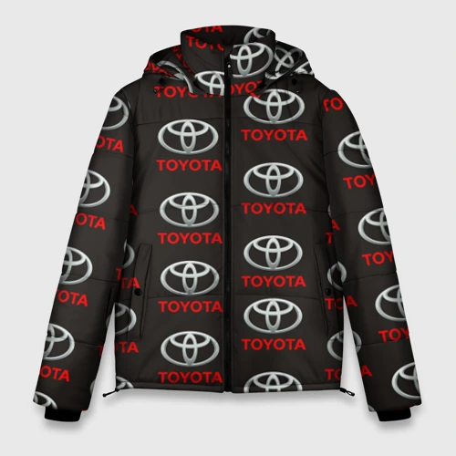 Мужская зимняя куртка 3D Toyota