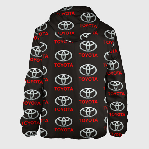 Мужская куртка 3D с принтом Toyota, вид сзади #1