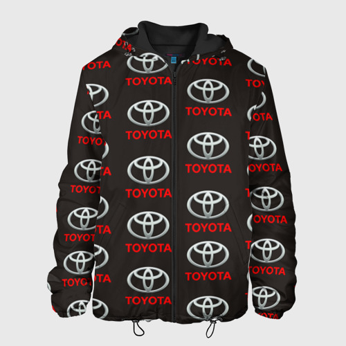 Мужская куртка 3D с принтом Toyota, вид спереди #2