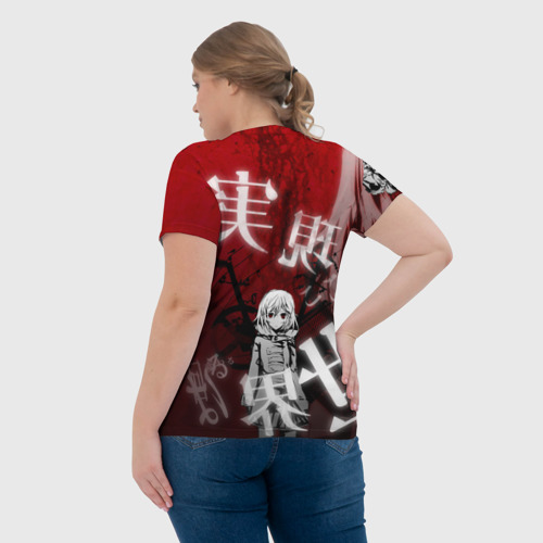 Женская футболка 3D с принтом Вечная тайна, вид сзади #2