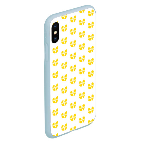 Чехол для iPhone XS Max матовый Wu-Tang Clan, цвет голубой - фото 3