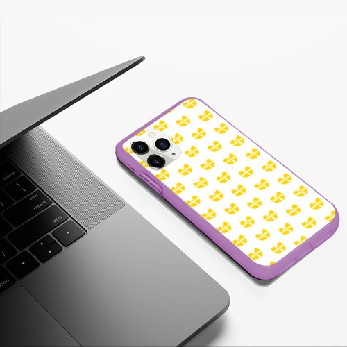 Чехол для iPhone 11 Pro Max матовый Wu-Tang Clan, цвет фиолетовый - фото 5