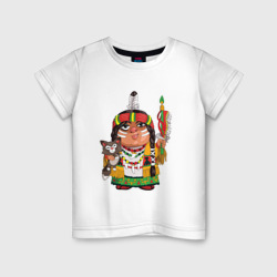 Детская футболка хлопок Забавные Индейцы 9