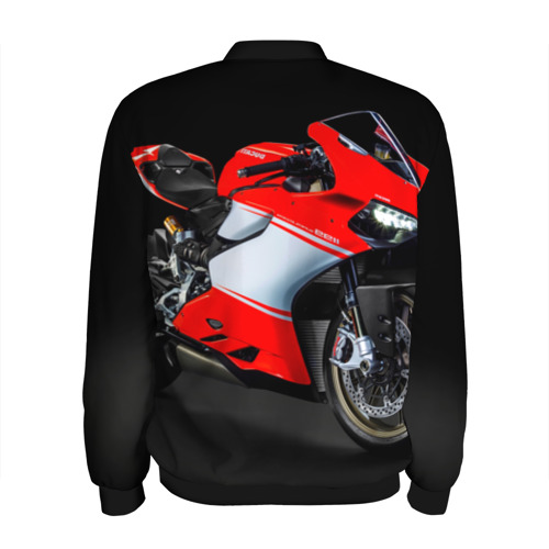 Мужской бомбер 3D Ducati, цвет черный - фото 2