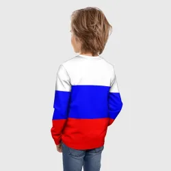 Детский лонгслив 3D Россия - фото 4