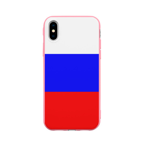 Чехол для Apple iPhone X силиконовый матовый Россия Фото 01 Чехол для Apple iPhone X силиконовый матовый Россия Фото 01
