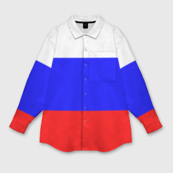 Мужская рубашка oversize 3D Россия