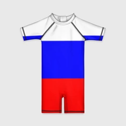 Детский купальный костюм 3D Россия