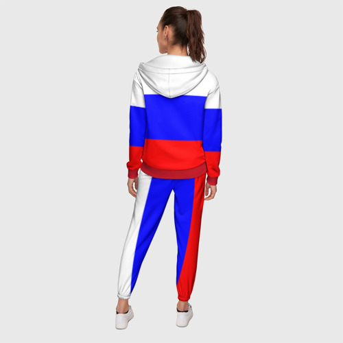 Женский костюм 3D Россия, цвет красный - фото 4