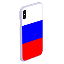 Чехол для iPhone XS Max матовый Россия - фото 2