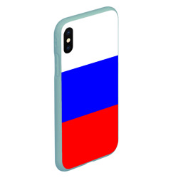 Чехол для iPhone XS Max матовый Россия - фото 2