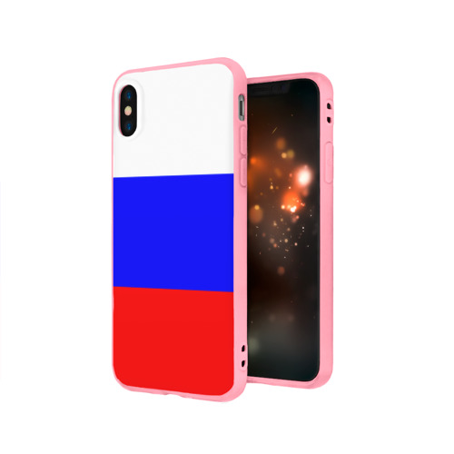 Чехол для Apple iPhone X силиконовый матовый Россия Фото 01 Чехол для Apple iPhone X силиконовый матовый Россия Фото 01