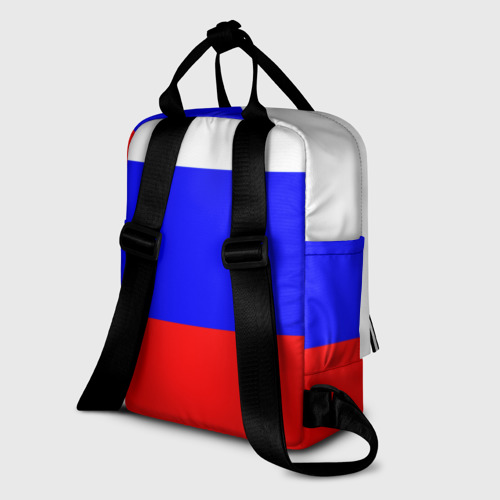 Женский рюкзак 3D с принтом Россия, вид сзади #1