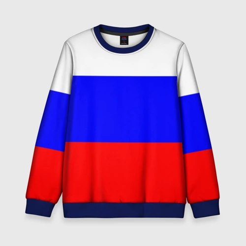 Детский свитшот 3D Россия