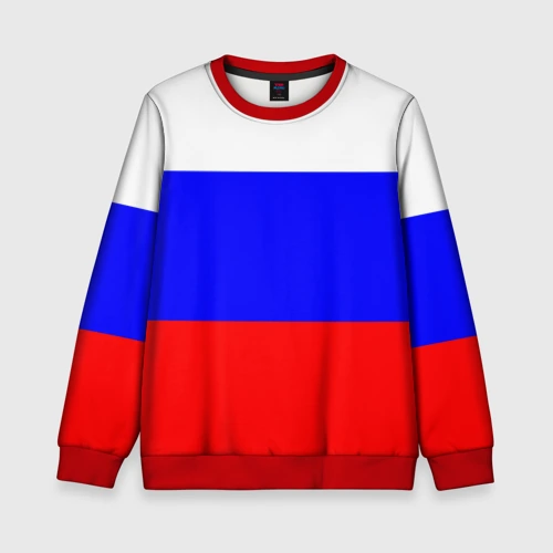 Детский свитшот 3D Россия