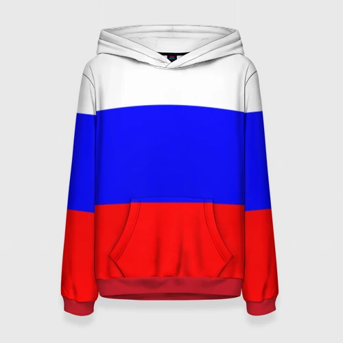 Женская толстовка 3D Россия