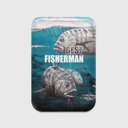 Картхолдер Magsafe магнитный Лучший рыбак - океан