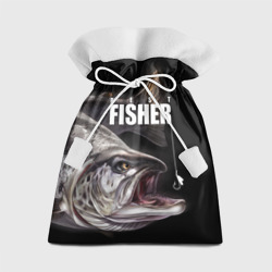 Подарочный 3D мешок Лучший рыбак - семга