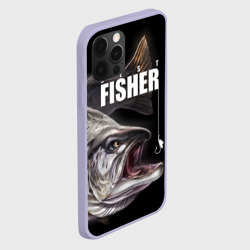 Чехол для iPhone 12 Pro Лучший рыбак - семга - фото 2