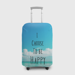 Чехол для чемодана 3D Happy