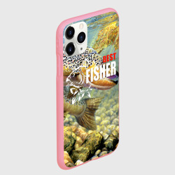Чехол для iPhone 11 Pro Max матовый Лучший рыбак - осетр - фото 2
