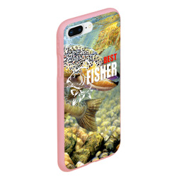 Чехол для iPhone 7Plus/8 Plus матовый Лучший рыбак - осетр - фото 2