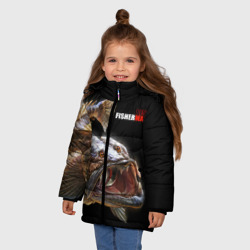 Зимняя куртка для девочек 3D Лучший рыбак - фото 2