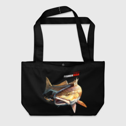 Пляжная сумка 3D Лучший рыбак - охота за креветкой