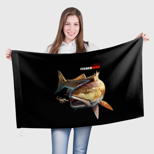 Флаг 3D Лучший рыбак