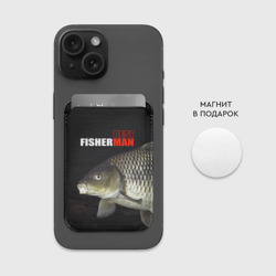 Картхолдер Magsafe магнитный Лучший рыбак - лещ - фото 2