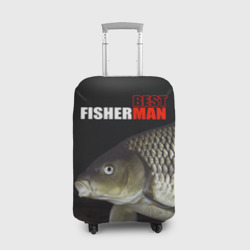 Чехол для чемодана 3D Лучший рыбак - лещ